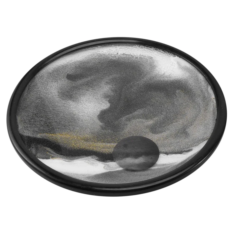 

Moving Sand Art Picture Glass 3D Deep Sea Sandscape in Motion Display Flowing Sand Frame Relaxing Deskt