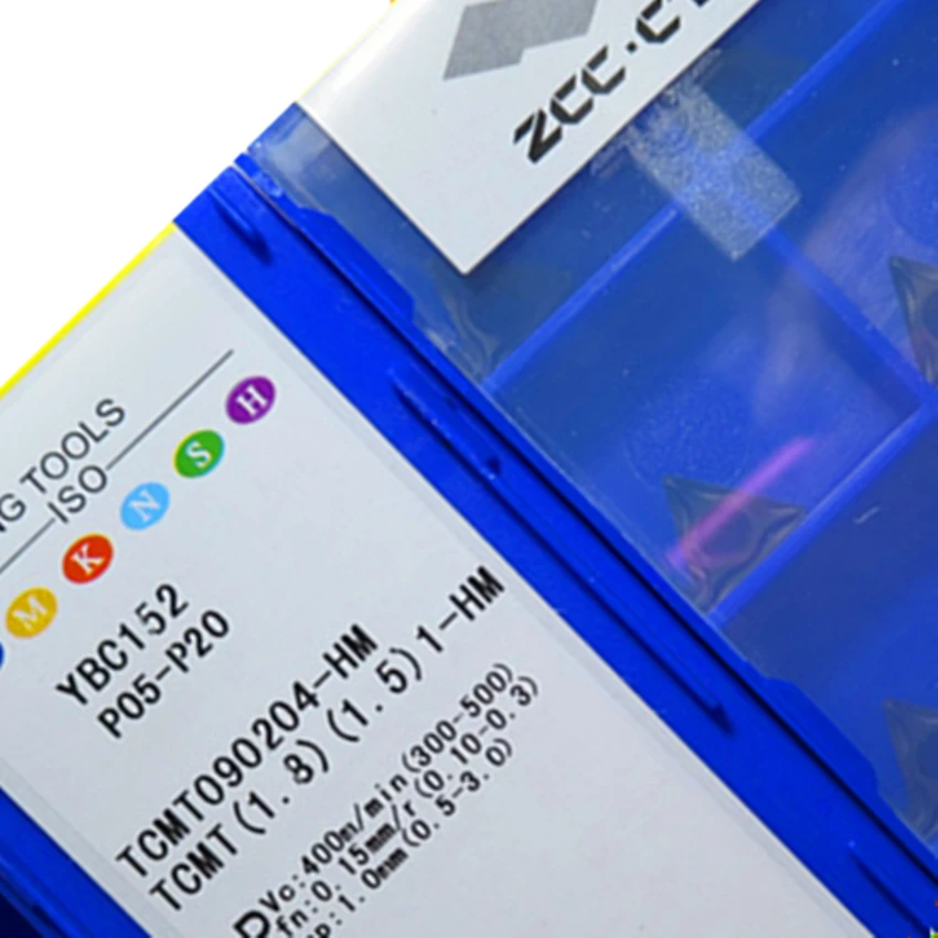 Режущий нож ZCC.CT про TCMT090204-HM YBC152/TCMT090204-HM YBD152/TCMT090208-HM YBD152 ЧПУ карбдная Вставка 10