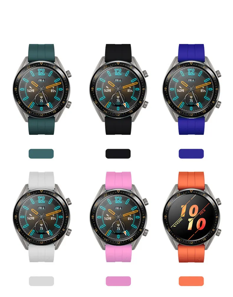 22 мм ремешок для часов gear S3 frontier Galaxy watch 46 мм ремешок для huawei watch GT 2 46 мм samsung amazfit gts браслет для часов