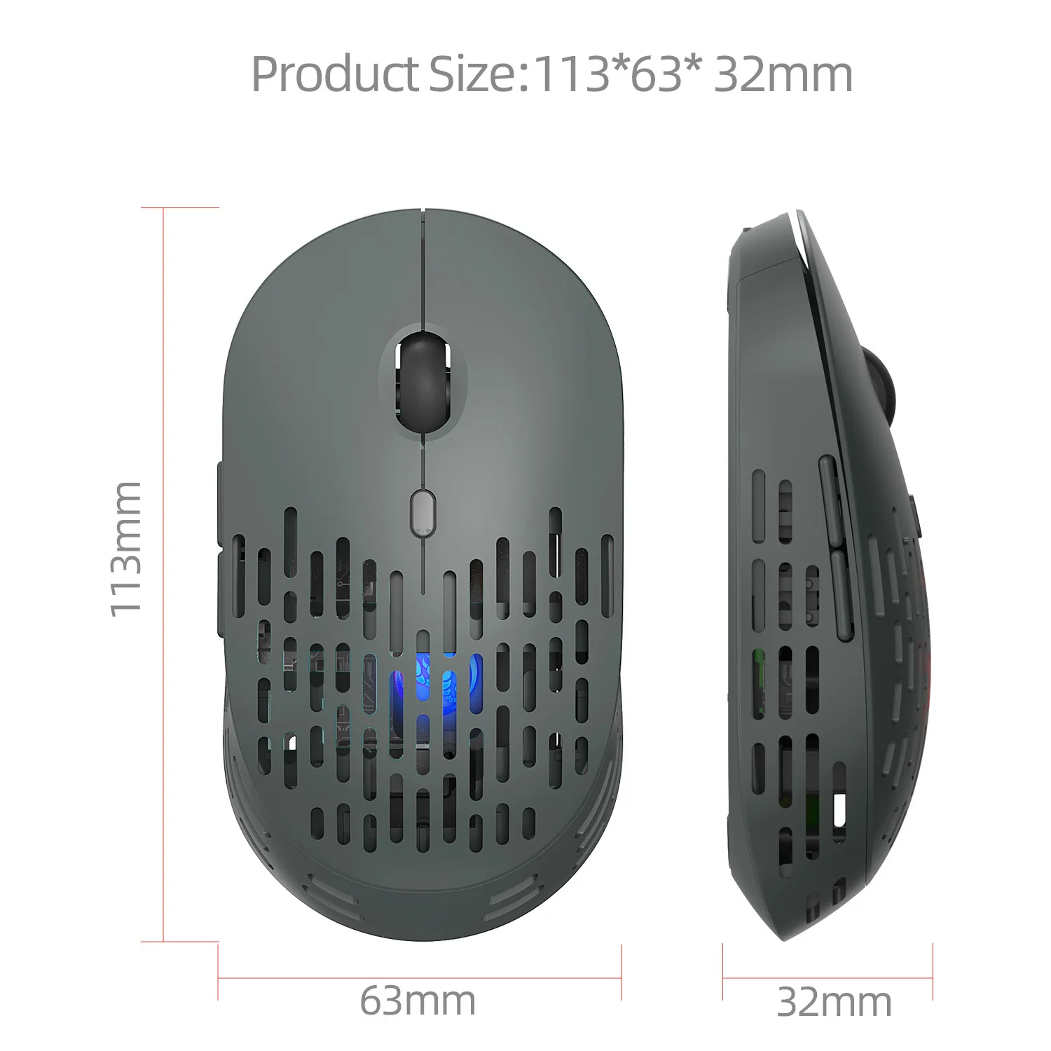 

Noiseless Mouse Wireless 2.4G Silent Buttons Ergonomic Mute Mice for Computer Laptop Mouse for Desktop Notebook PC Mause