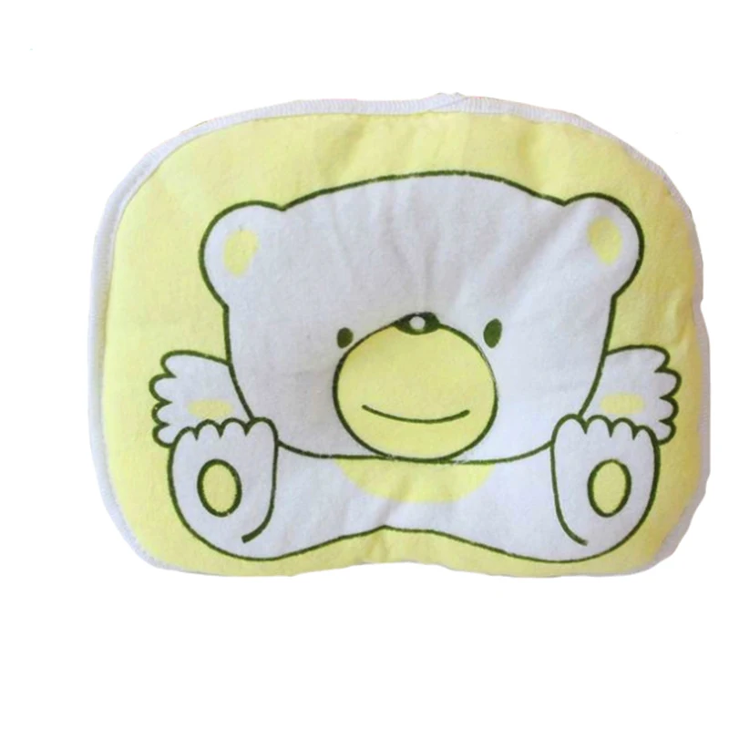 Yellow Bear Подушка для новорожденного ребенка, для придания формы, против опрокидывания, боковая подушка для сна, треугольная подушка для ребенка 0-6 месяцев - Цвет: Yellow Bear