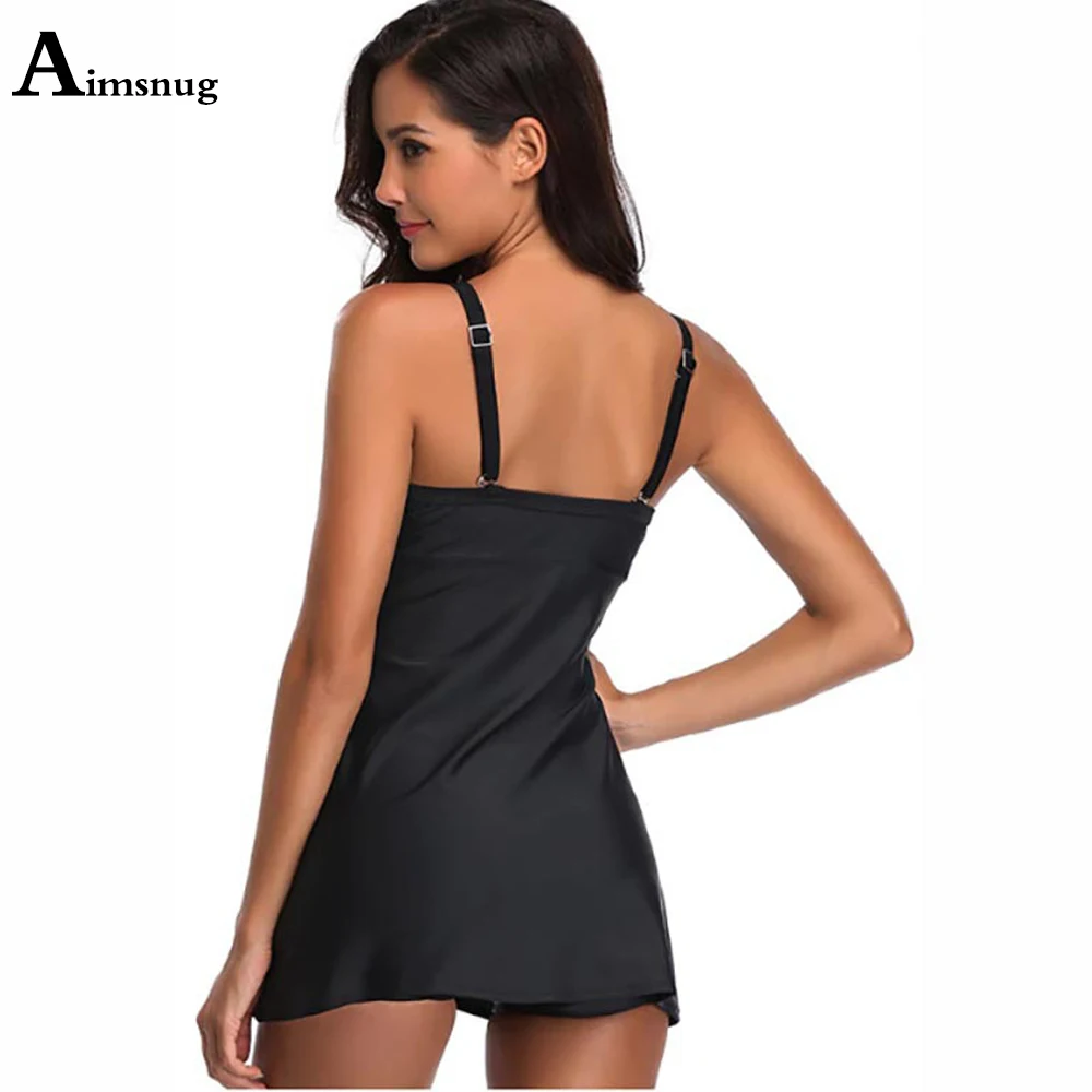 

Plus Size 5xl Women Tankini Swimsuit Sexy Femme Clothing 2021 Summer New Patchwork Bathing Suits Printing Two Pieces Skirt Sets