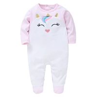2022 0 12m newborn baby girl clothes cute cartoon unicorn infant baby rompers jumpsuit fashion new toddler baby outfits clothes