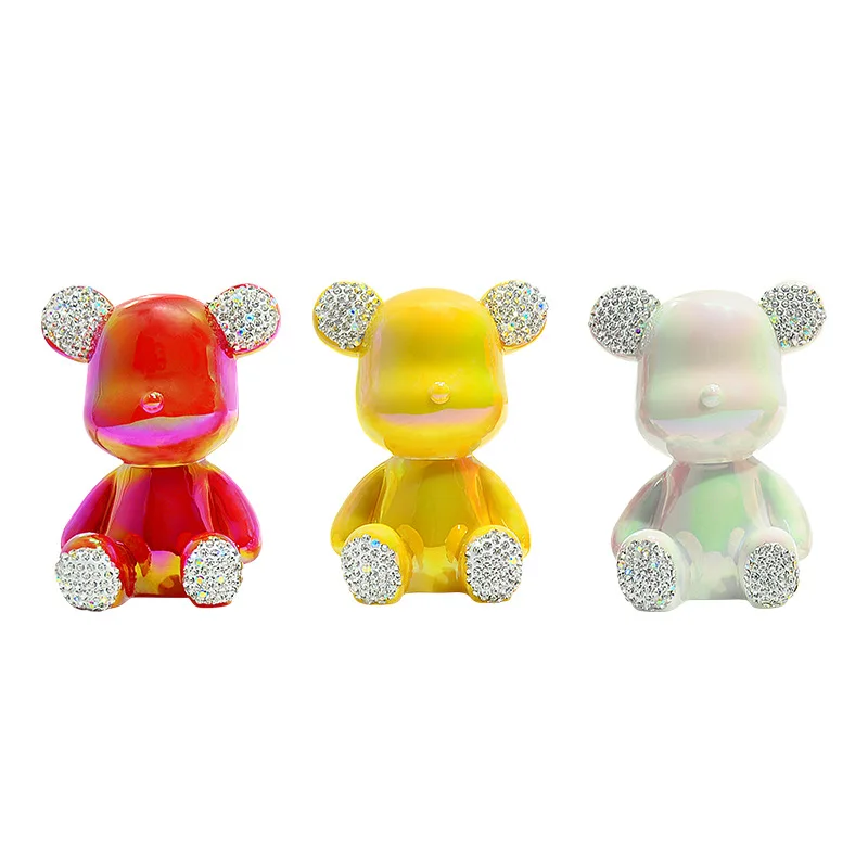 Украшение интерьера автомобиля Гальваника смолы медведь украшение украшения