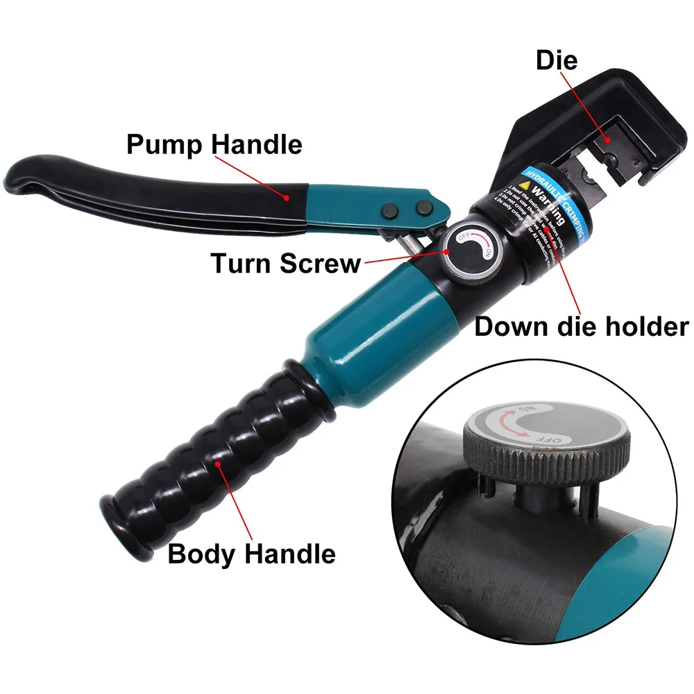 10T 4-70 мм Гидравлические Обжимные щипцы инструмент провода концевая кабельная