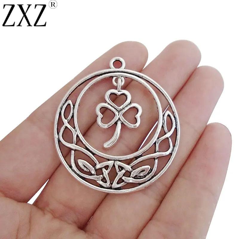 Подвески для ожерелий и ювелирных изделий, Круглые, 44x39 мм, 5 шт.