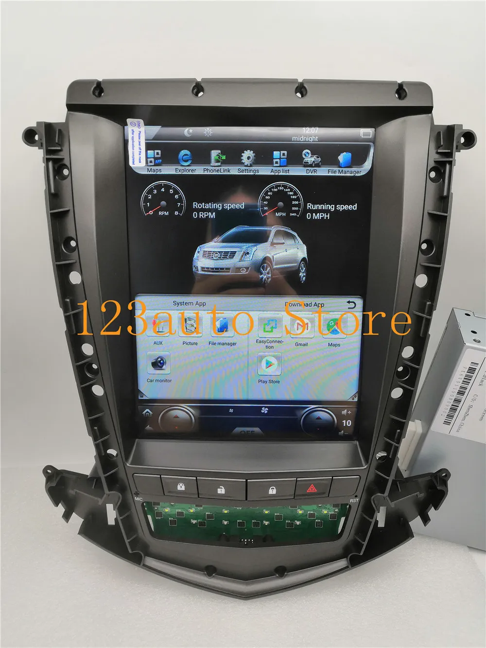 10,4 ''Tesla стиль Android 8,1 автомобильный DVD gps плеер Радио Навигация для Cadillac SRX 2009 2010 2011 2012 PX6 CARPLAY ips стерео