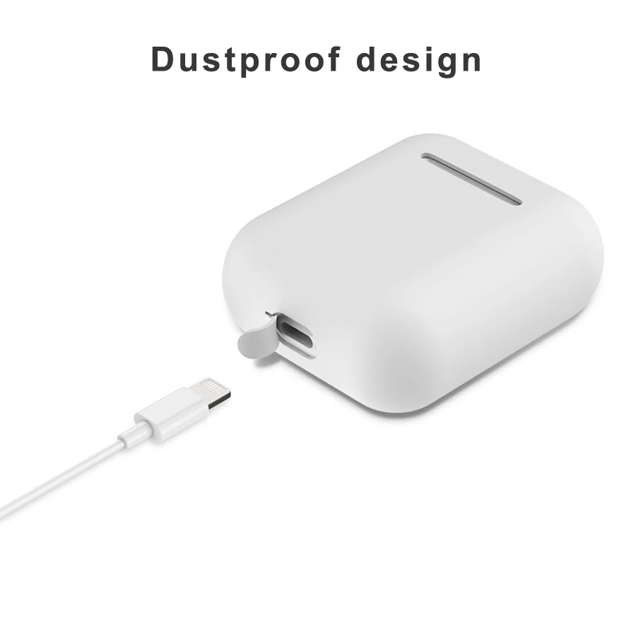 Роскошный силиконовый чехол для Apple AirPods, защитный чехол s для Apple Air Pod, аксессуары для наушников Bluetooth