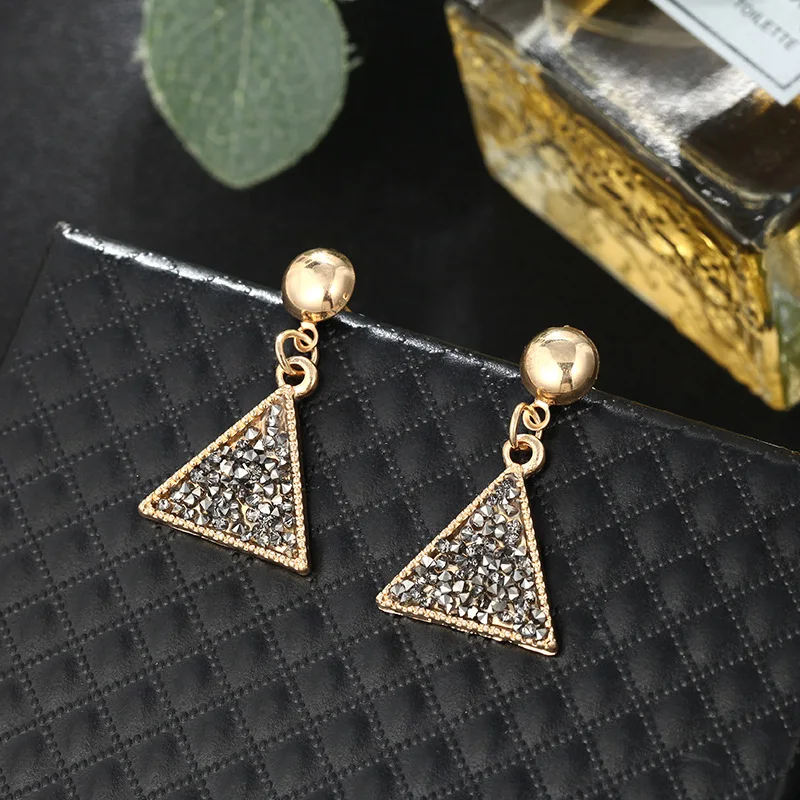 CARTER LISA хит продаж модные геометрические серьги в Корейском стиле черные