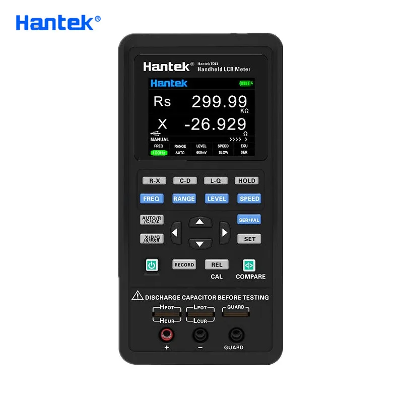 

Hantek TO11/TO22 2.8 Inch Digital LCR-Meter Portable Handeld Inductance Capacitance Resistance Measurement Tester Tools New