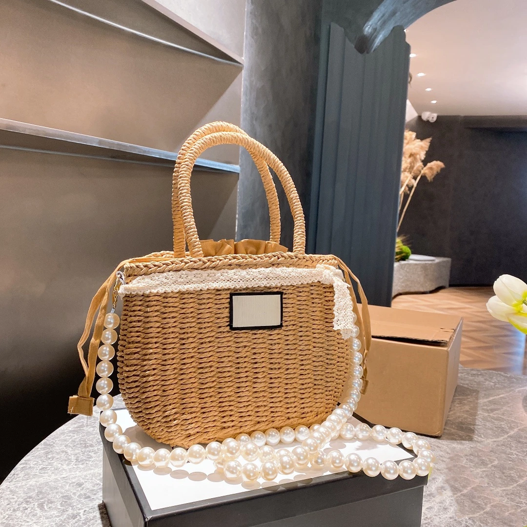 

Women's straw woven vegetable basket handbag fashion fresh large-capacity handbag picnic shopping tote bag