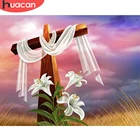 HUACAN картина по номерам Цветок Картинки по номерам лилия для взрослых украшение дома 50х40 см DIY комната настенное искусство