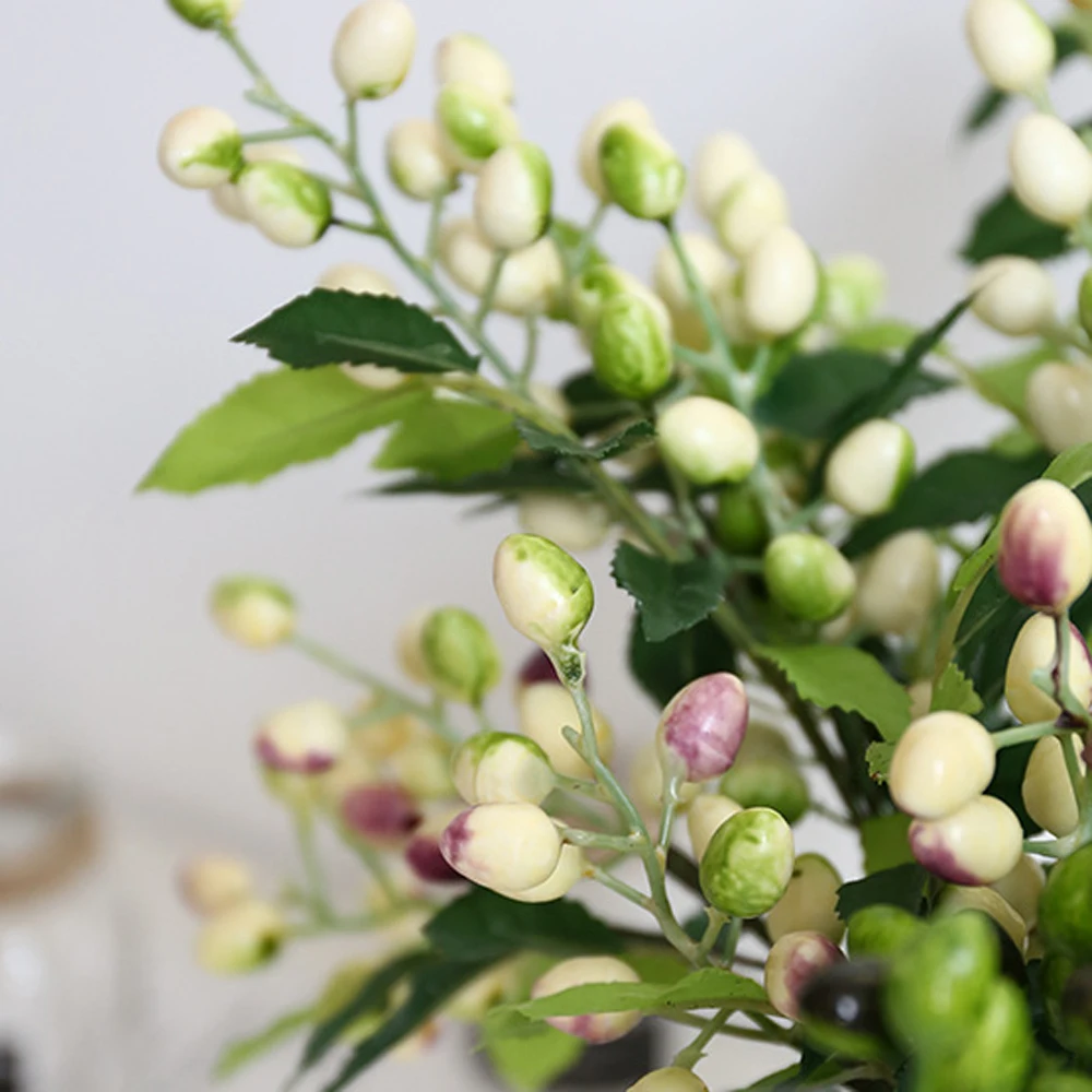 Искусственные цветы для оливковых фруктов вечерние украшения дома Маленькие