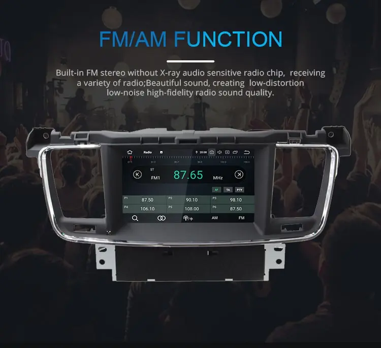 JDASTON Android 9,0 автомобильный dvd-плеер для PEUGEOT 508 Стерео gps навигация Мультимедиа Авто аудио радио Восьмиядерный 4G+ 64G головное устройство