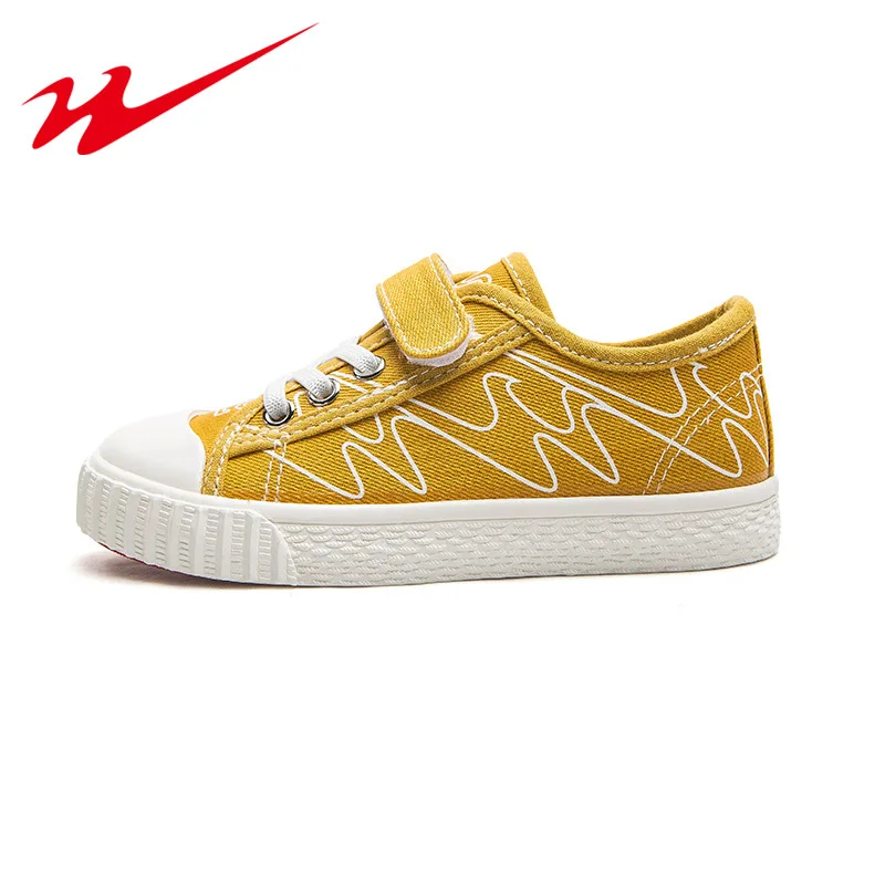 Double Star Children's Shoes Canvas For Boys And Girls Skateboarding Kids Outdoor Wear-resisting Sneakers | Детская одежда и