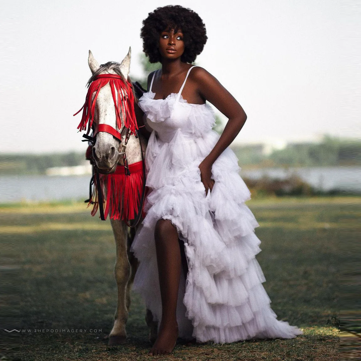 

Новинка 2021, модные вечерние платья из тюля Aso Ebi с бретельками, Длинные вечерние платья в пол с оборками в несколько рядов, с молнией сзади