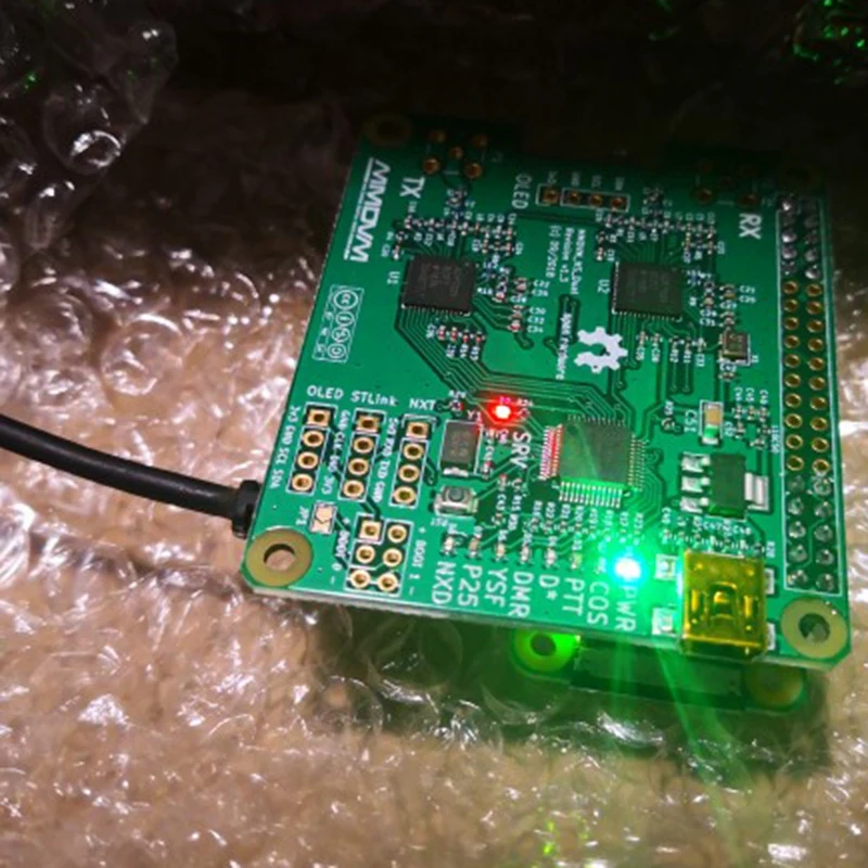 V1.3 MMDVM HS двойная шляпа дуплекс Hotspot плата + 2 шт. антенна поддержка P25 DMR YSF NXDN для