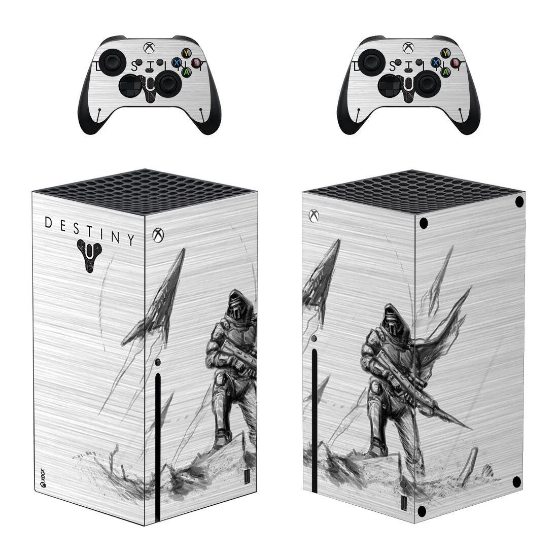 Игра Destiny кожи Стикеры наклейка чехол для Xbox серии X Slim консоли и 2 контроллера
