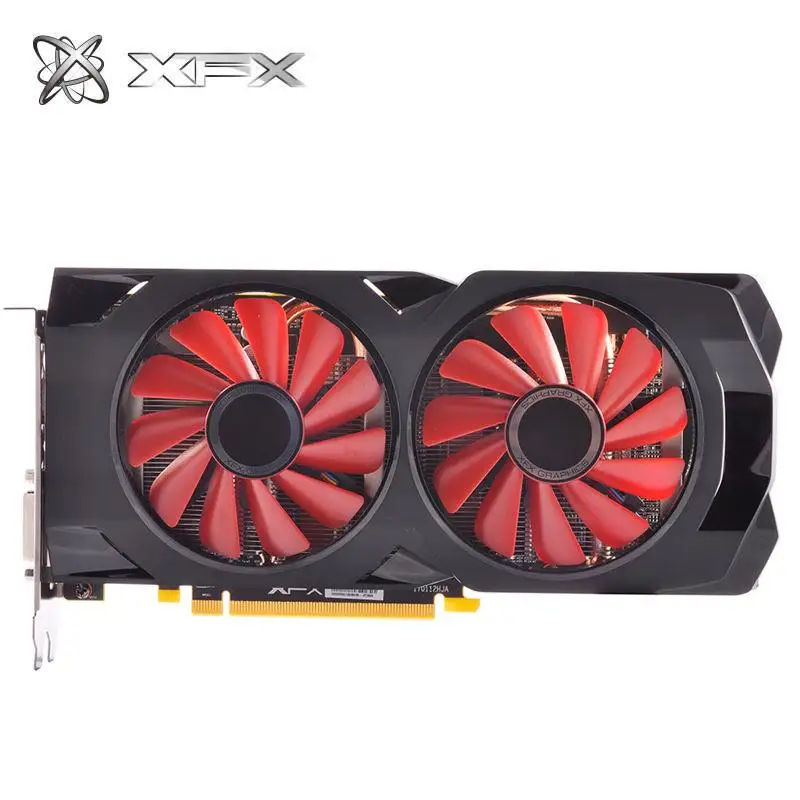Xfx rx 570 8g 8GB256Bit GDDR5 б/у графические карты RX570 8 гб видеоозу для пк 4 470 580|Видеокарты| |