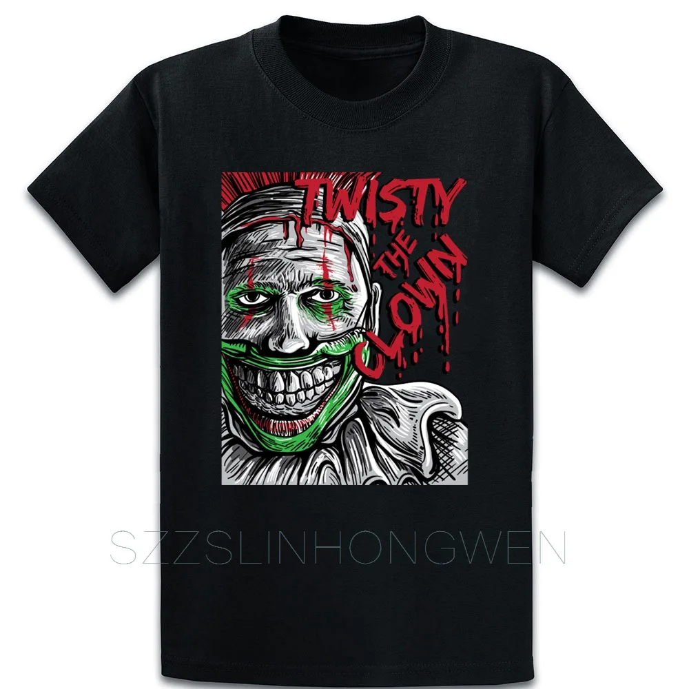 Twisty клоун Американская история ужас Хэллоуин футболка хлопок модный летний