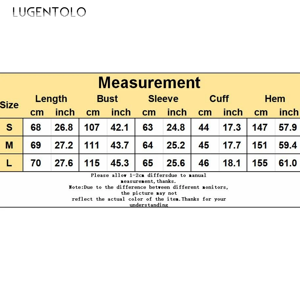 

Lugentolo Wool Coat Women 2020 Autumn Winter Long Sleeve Hooded Print Loose Horn Button Long England Womens Coats Winter