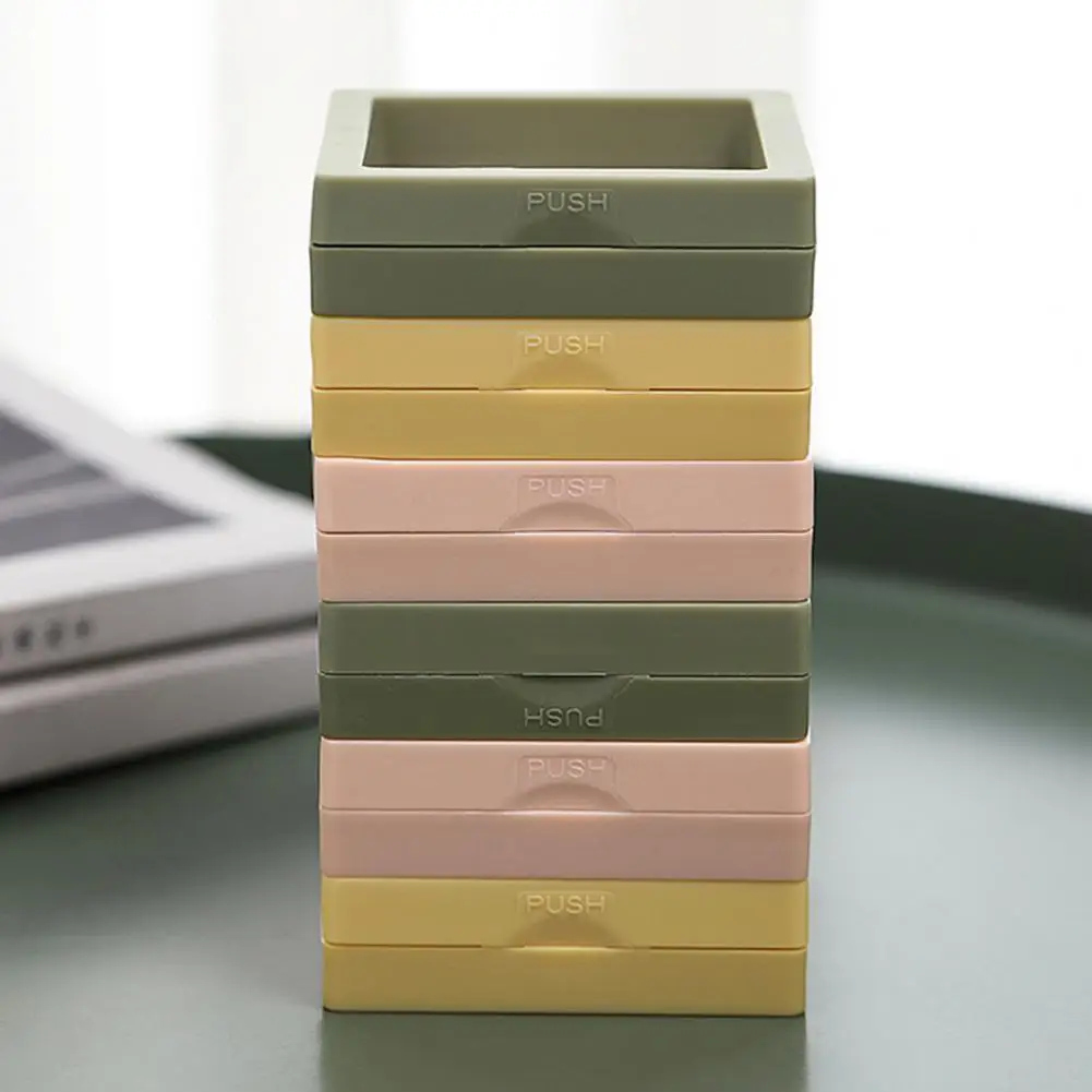 Держатель для кольца и ожерелья коробка с защитой от падения удобный портативный