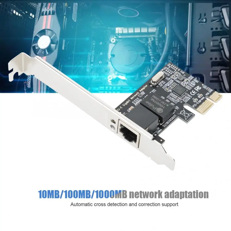 Компьютерный компьютер RIL8111G Master Chip PCI E Gigabit сетевая карта для XP / WIN7 WIN8 WIN8.1