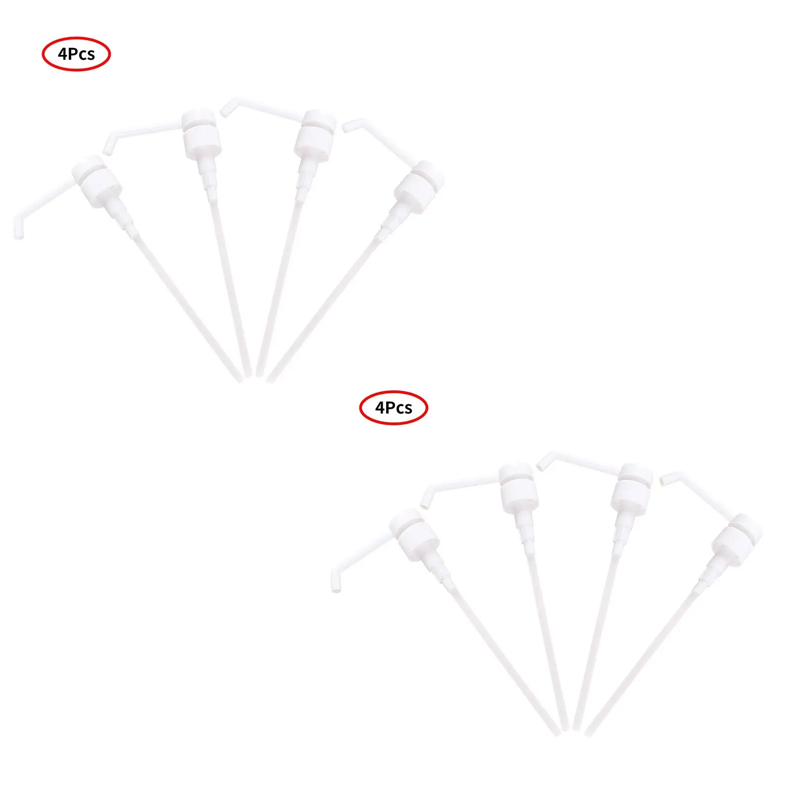 

4 Plastic Soap Lotion Pumps Bird Head Press Spray Bottle Dispenser Leak Proof Shampoo Dispensador Kitchen Bathroom Foam Pump Kit