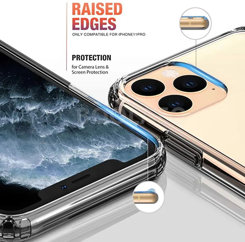 Роскошный Силиконовый противоударный чехол для iphone XR X XS Max 6 6S 7 8 Plus прозрачный мягкий модный iphone 11 PRO MAX чехол для телефона