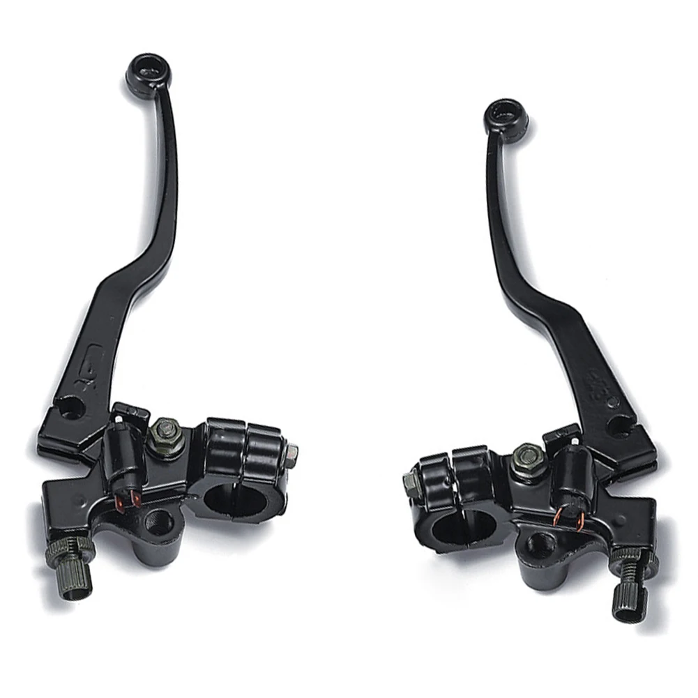 Motorcycle Brake Clutch Levers Pair Black For Honda CG 125 Aluminum Alloy Motorbike &amp Lever Cable Front |