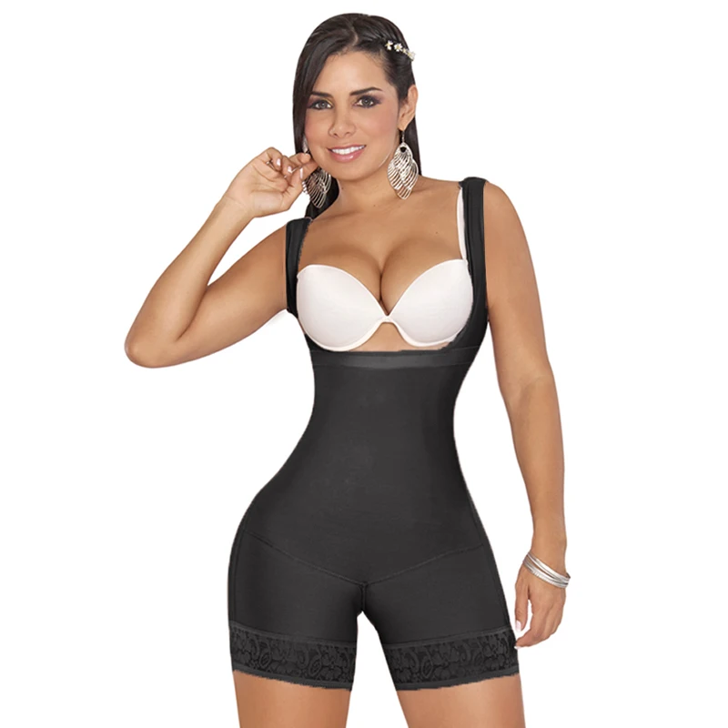 Compression Seamless Fajas Girdle Short With High Back fajas colombianas Post Surgery Compression BBL Stage 2