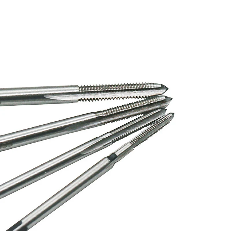 

10-piece Set M1-M3.5 High-speed Steel Mini Thread Tap Drill Bit Multi-specification Mini Machine Tap HSS Straight Flute Tap Set