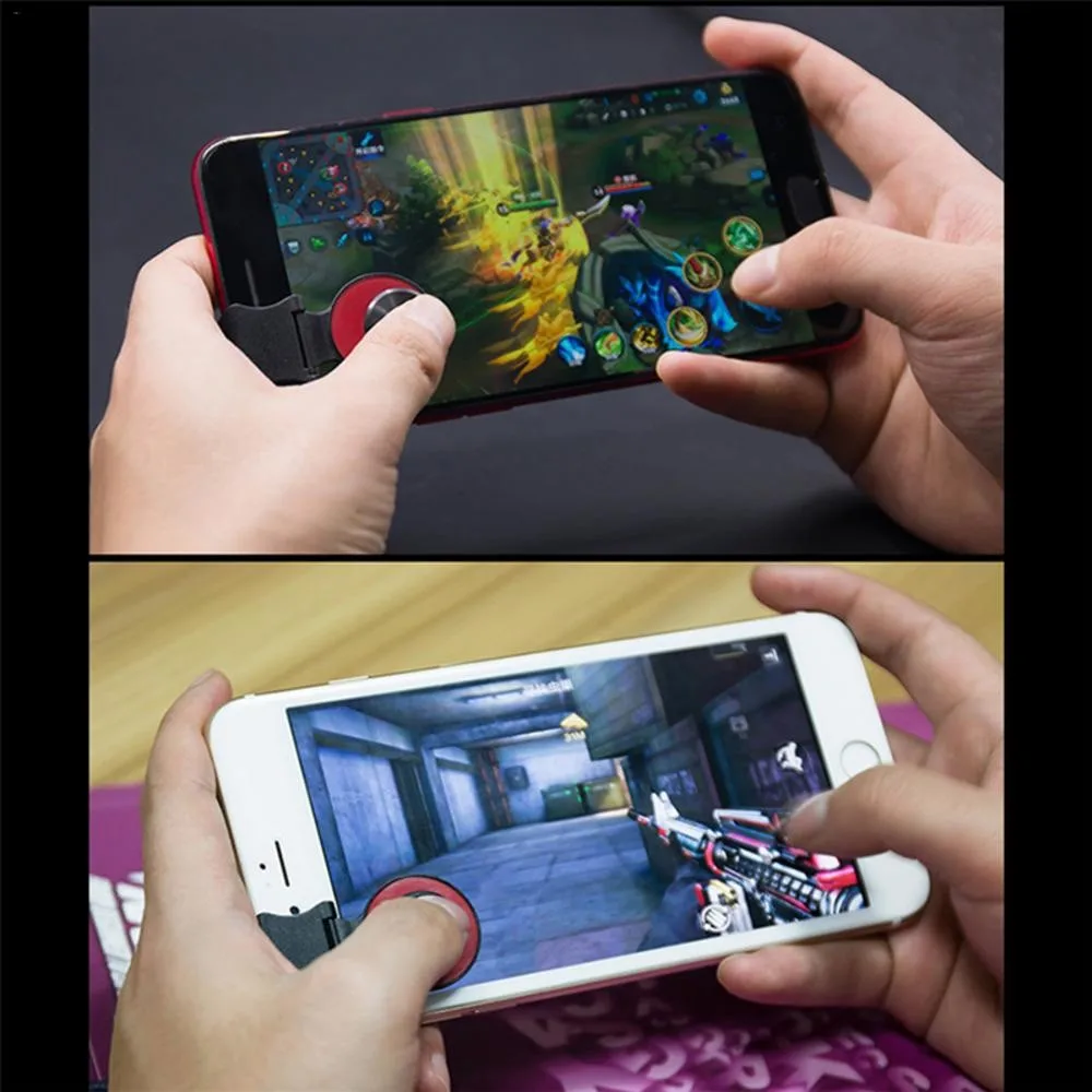 

New A9 Mobile Phone Joystick Gamepad Smartphone Mini Touch Screen Joystick Universal Clip-on Clamp for Phone Tablet Arcade