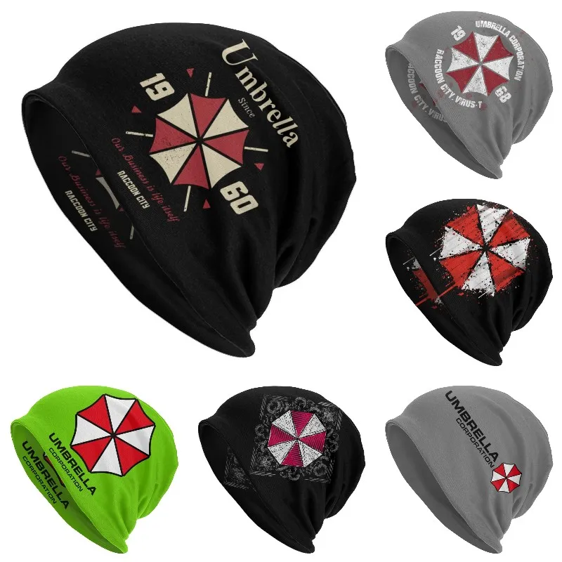 

Вязаная шапка унисекс Umbrella Corporation, теплая уличная зимняя шапка для видеоигр, для мужчин и женщин