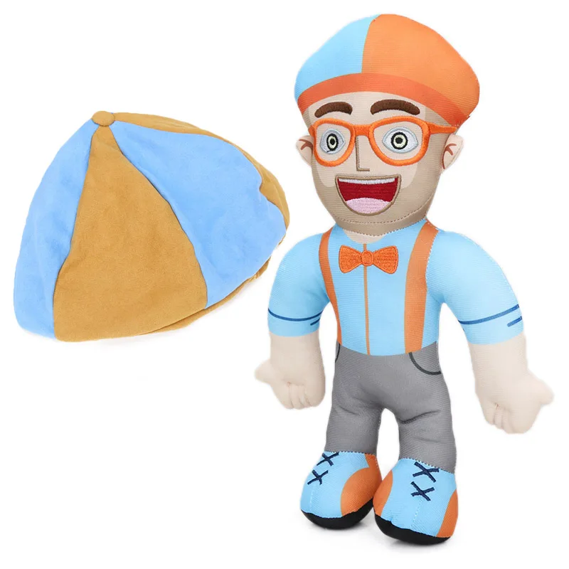 6 шт. плюшевая кукла Blippi 12,6 дюймов мягкая игрушка развивающие куклы для малышей Blippi шляпа Косплей Реквизит детский подарок