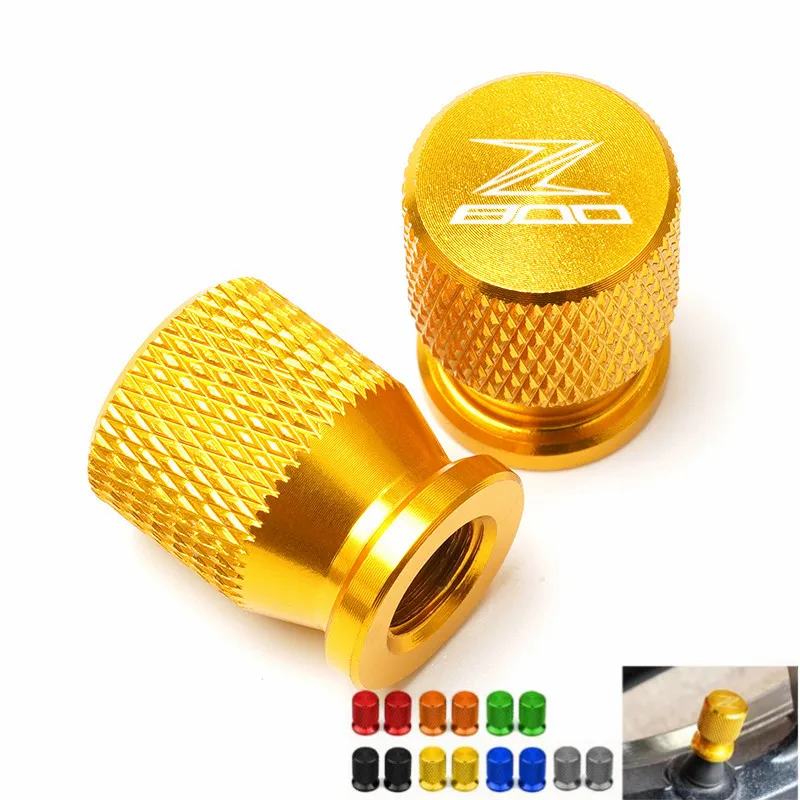 

New Motorcycle Accessories Wheel Tire Valve Stem Caps CNC Airtight Covers For KAWASAKI Z800 z800E Version 2013 2014 2015 2016