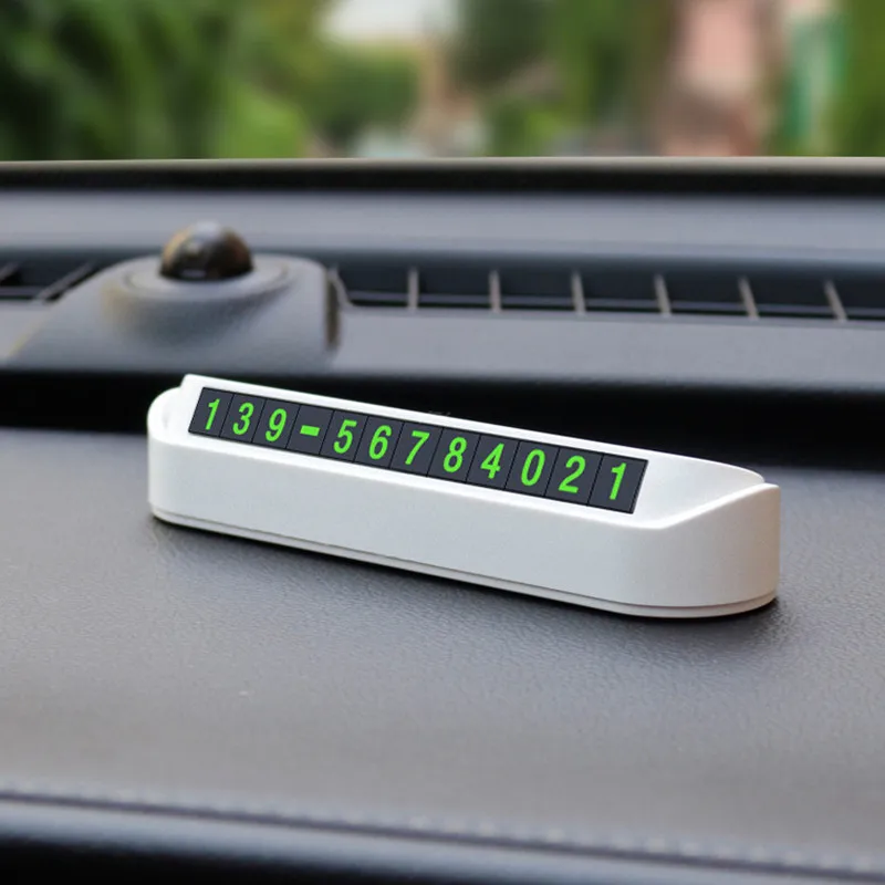 1 шт./2 шт. скрытая табличка с номером телефона|Наклейки на автомобиль| |