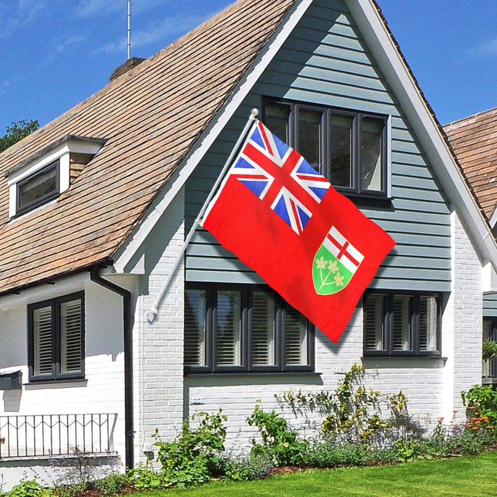 Флаг канадской провинции Онтарио 3x5 футов | Дом и сад