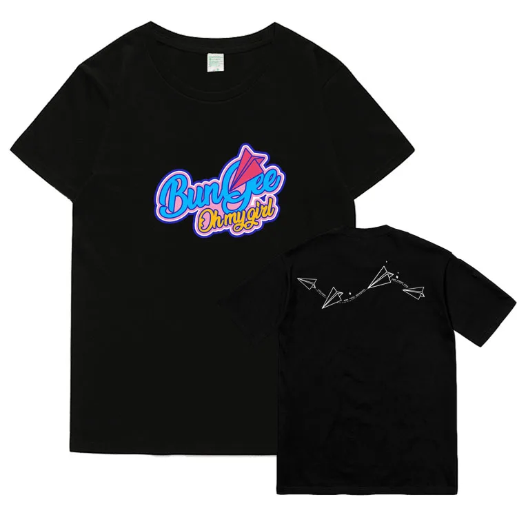 

Футболка унисекс с надписью «oh my girl» и круглым вырезом