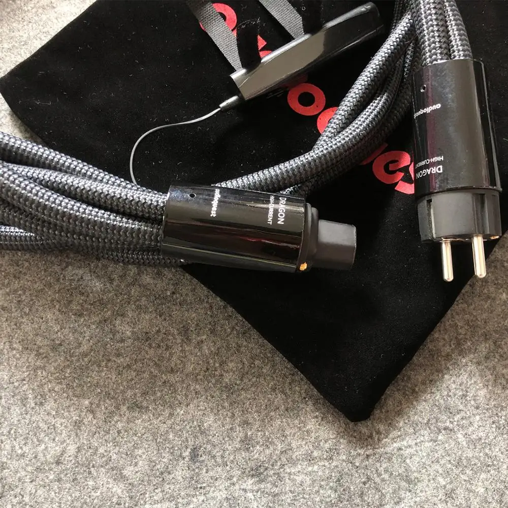 3 полюсный кабель питания переменного тока Dragon с высоким током низким