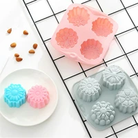 high quality eco friendly silicone chocolate molds for baking fondant cakes decorating tools moon cake mold kitchen accessories