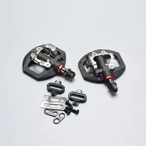 Велосипедная педаль для горного велосипеда, самоблокирующаяся педаль с клипсой, двухплатформенные адаптеры, для SHIMAN Look KEOR