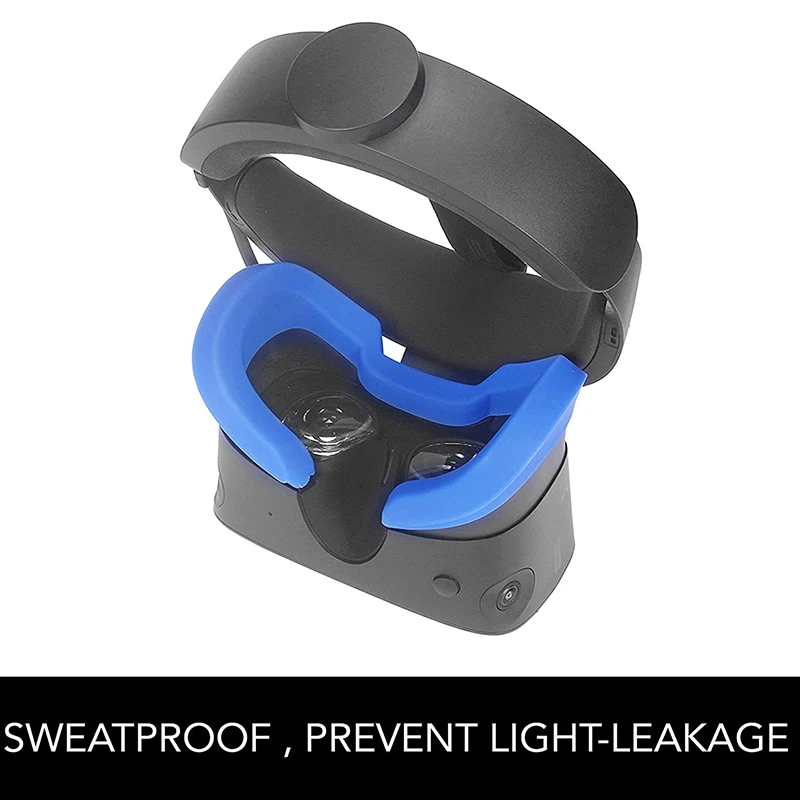 

VR Face Pad for Rift S Silicone Eye Cover,Rift S VR Cover Sweat proof Waterproof for Rift S Accessory