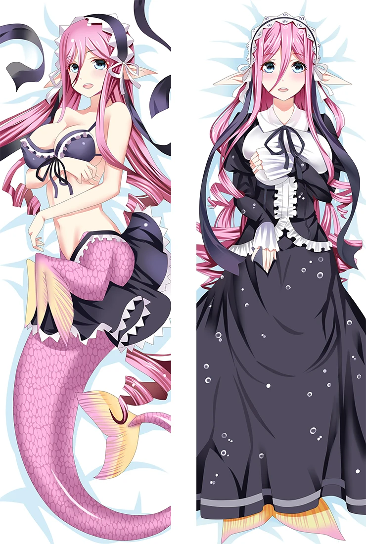 

Monster Musume Lala Miia Rachnera Arachnera Mero Meroune Lorelei Dakimakura body Pillowcase Cushion Case Cover