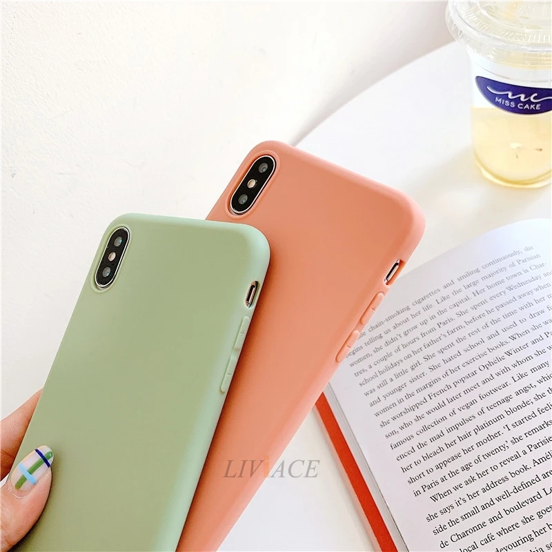 Однотонный Мягкий силиконовый чехол из ТПУ для xiaomi redmi note 8, 7, 6, 5 pro, 8a, 7a, 8tматовая задняя крышка, xiomi redmi note 8, note 8pro