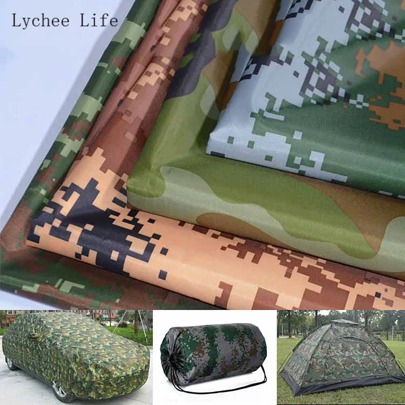 Lychee Life цифровая Военная камуфляжная водонепроницаемая ткань для лоскутной