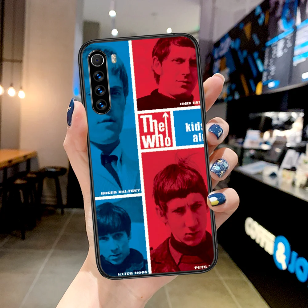 

Who Band Phone Case For Xiaomi Redmi Note 7 8 8T 9 9S 4X 7 7A 9A K30 Pro Ultra black Cell Painting Cover Fashion Shell Pretty