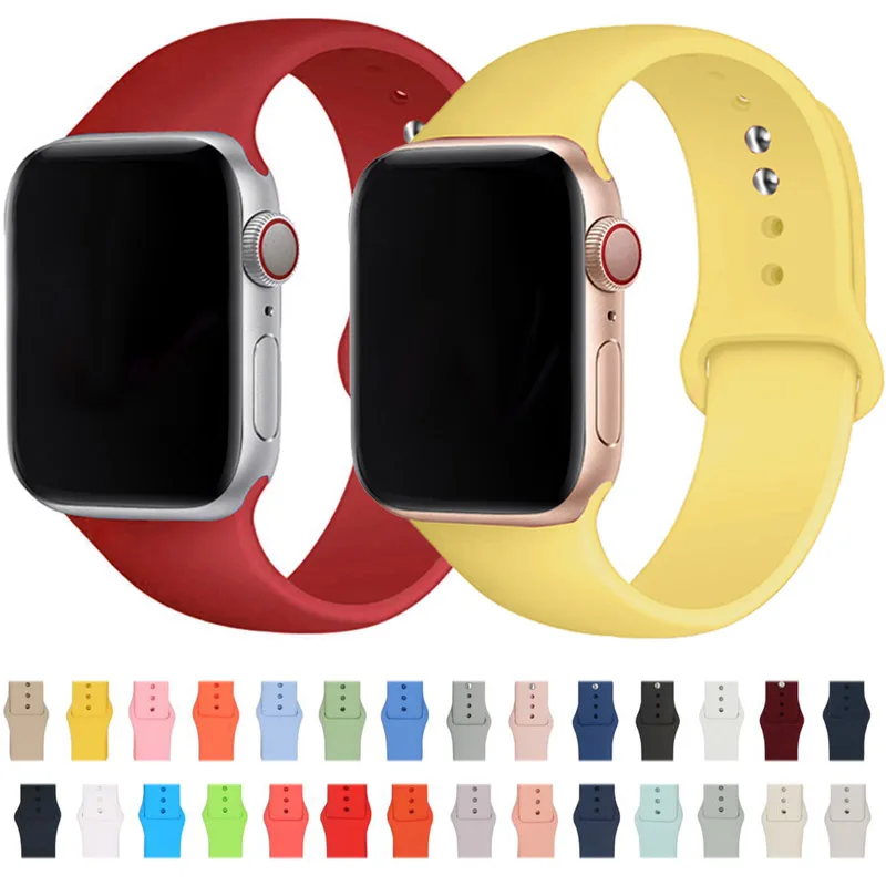 

Ремешок для Apple watch 7 6 5 4 3 2 band 42 мм 44 мм, сменный Браслет для iwatch 6 40 мм 38 мм