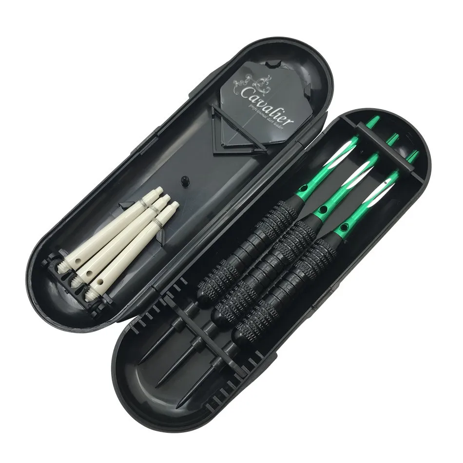

3pcs/set of professional steel tip dart set tungsten steel needle hard dart needle with black dart box bar game