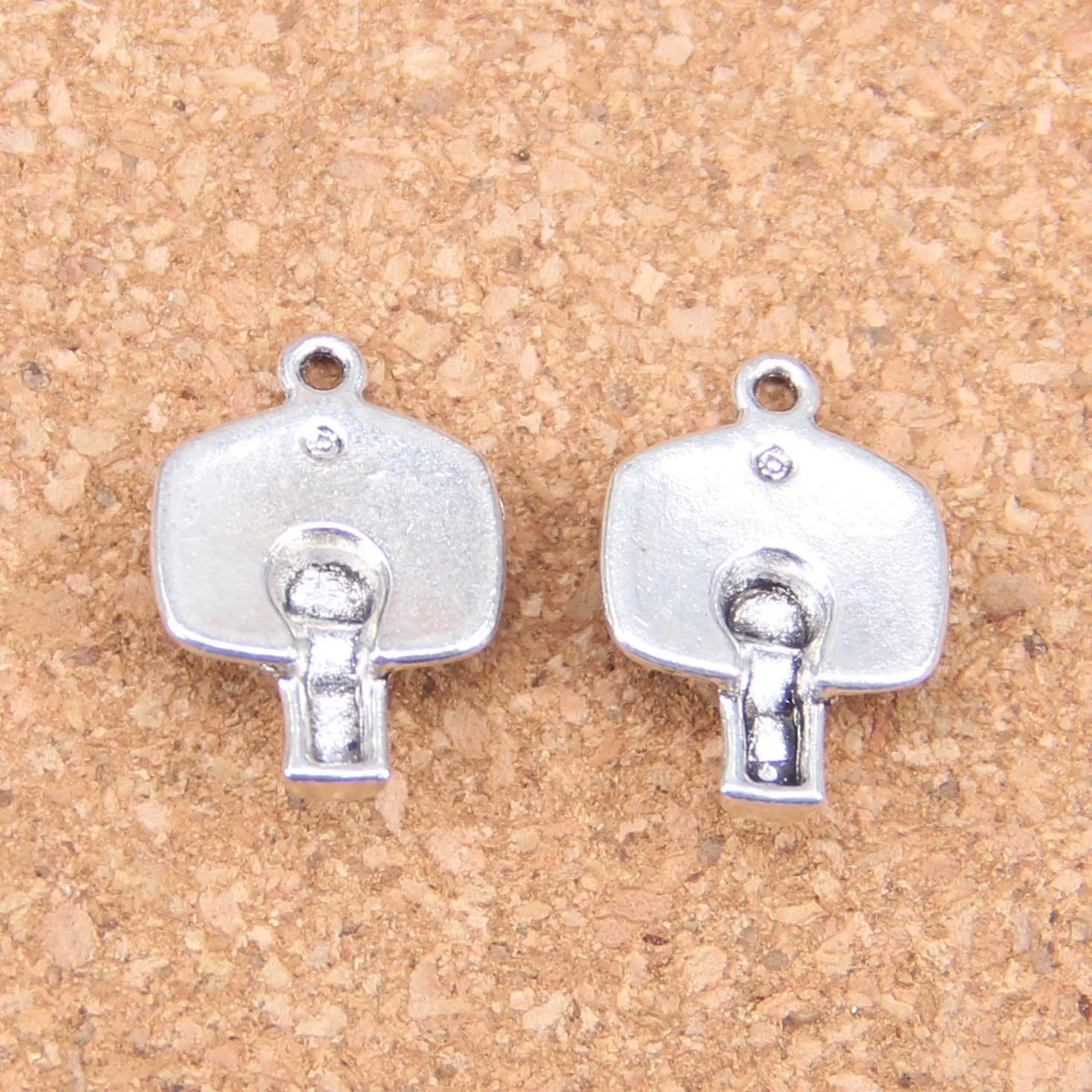 76pcs Charms basketball basket 20x15mm Antique Pendants Vintage Tibetan Silver Jewelry DIY for bracelet necklace |